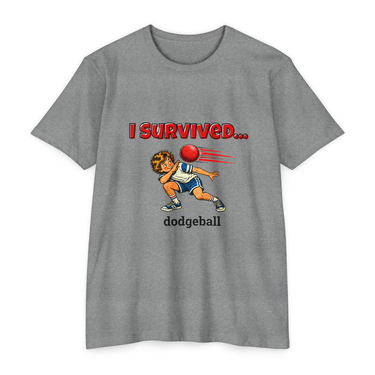 I Survived…Dodgeball | Retro T-Shirt