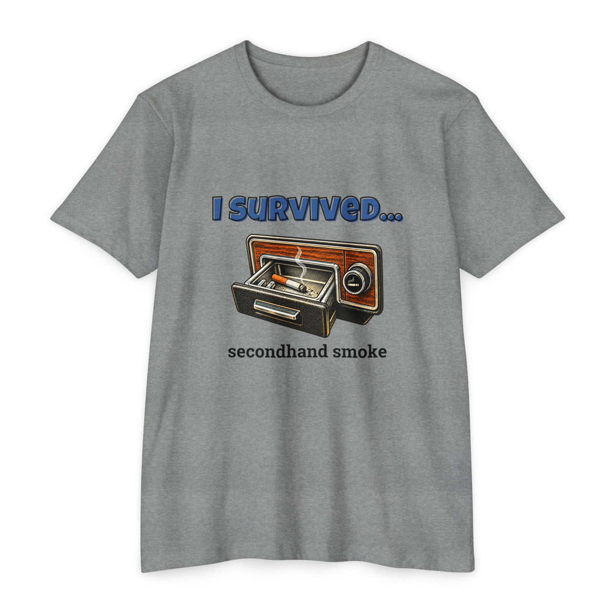 I Survived...Secondhand Smoke | Retro T-Shirt