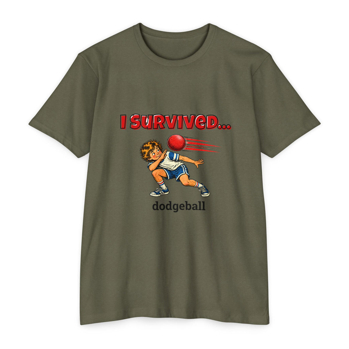 I Survived…Dodgeball | Retro T-Shirt