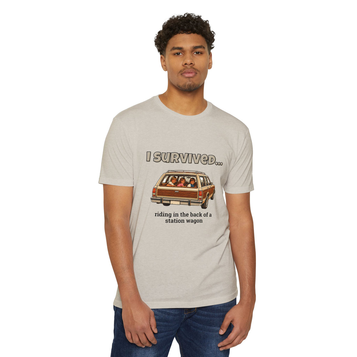 I Survived…Riding in the Back of a Station Wagon | Retro T-Shirt
