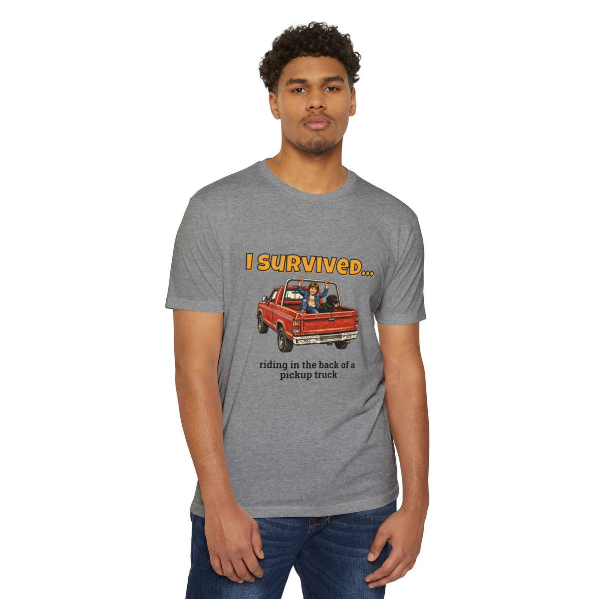 I Survived…Riding in the Back of a Pickup Truck | Retro T-Shirt