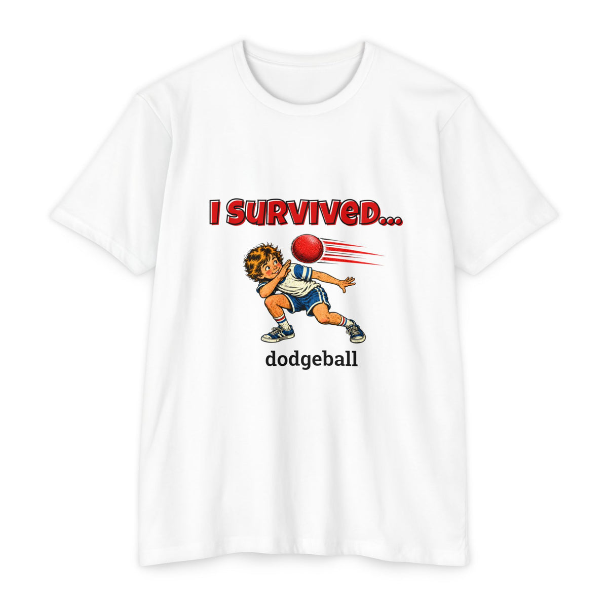I Survived…Dodgeball | Retro T-Shirt