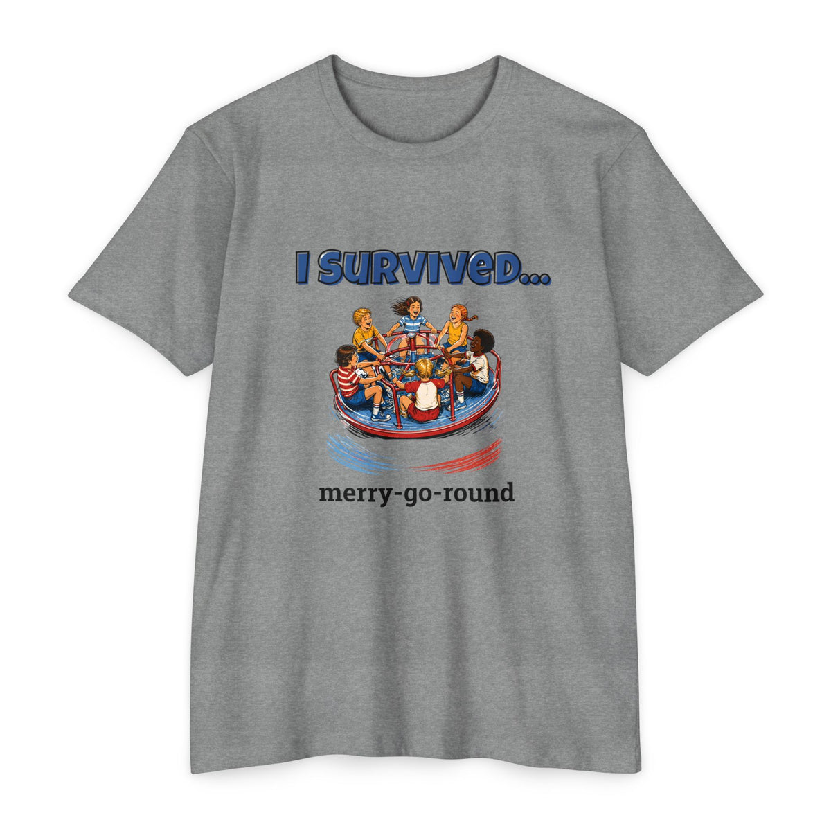 I Survived…The Merry-Go-Round | Retro T-Shirt