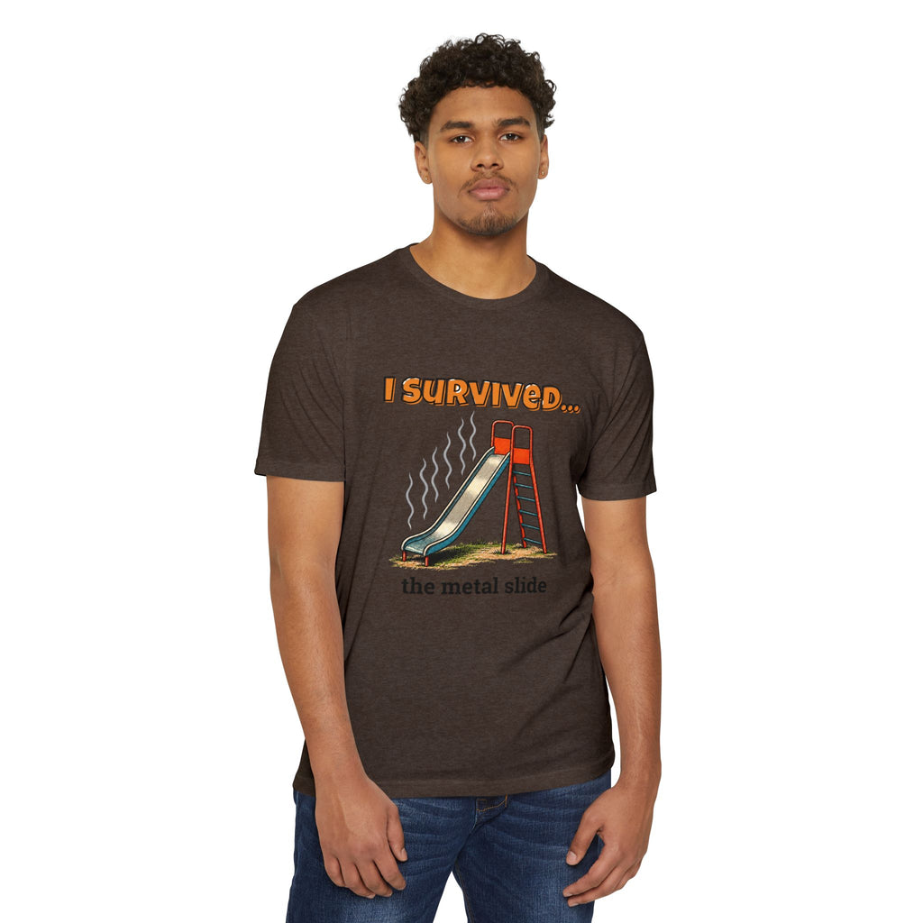 I Survived…The Metal Slide | Retro T-Shirt