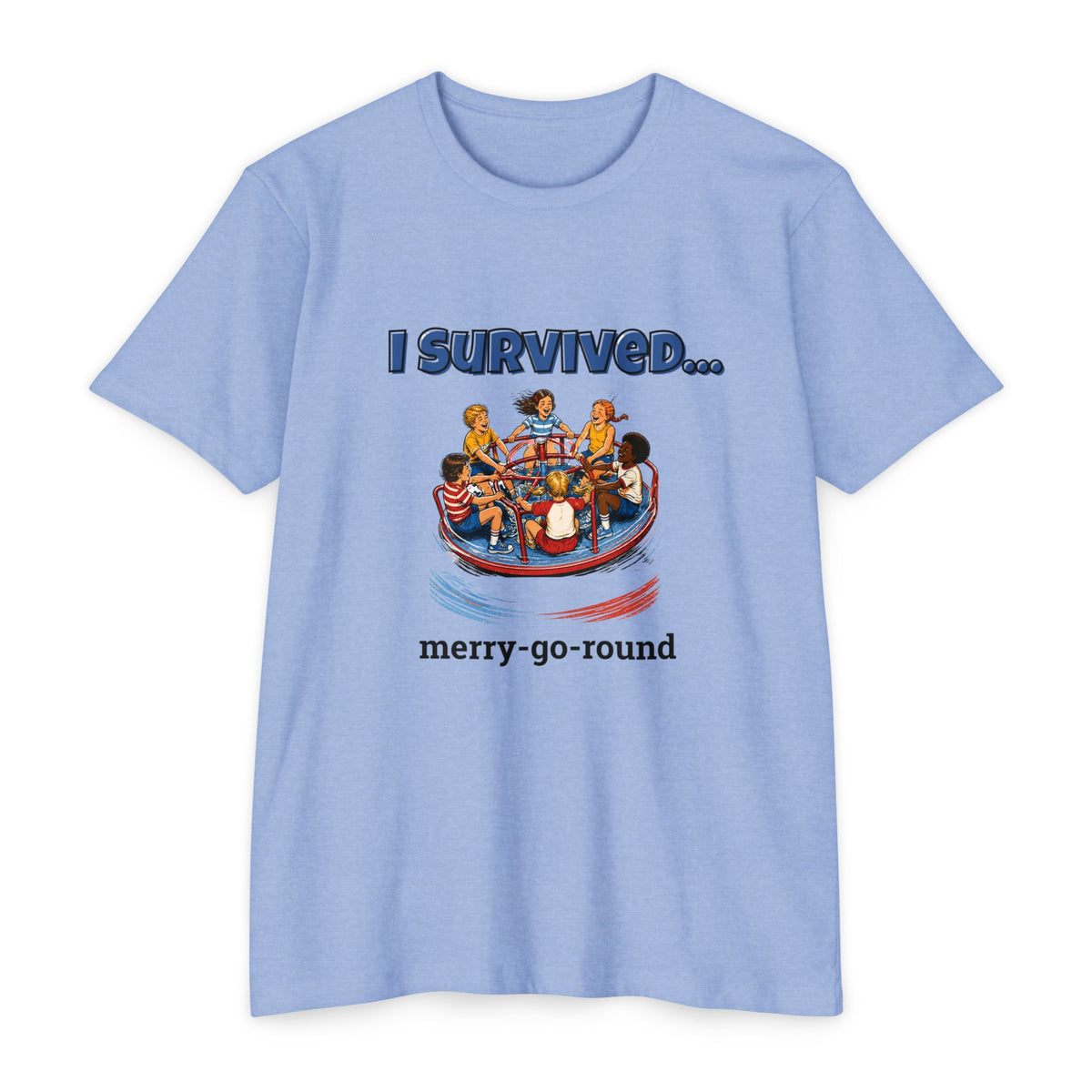 I Survived…The Merry-Go-Round | Retro T-Shirt