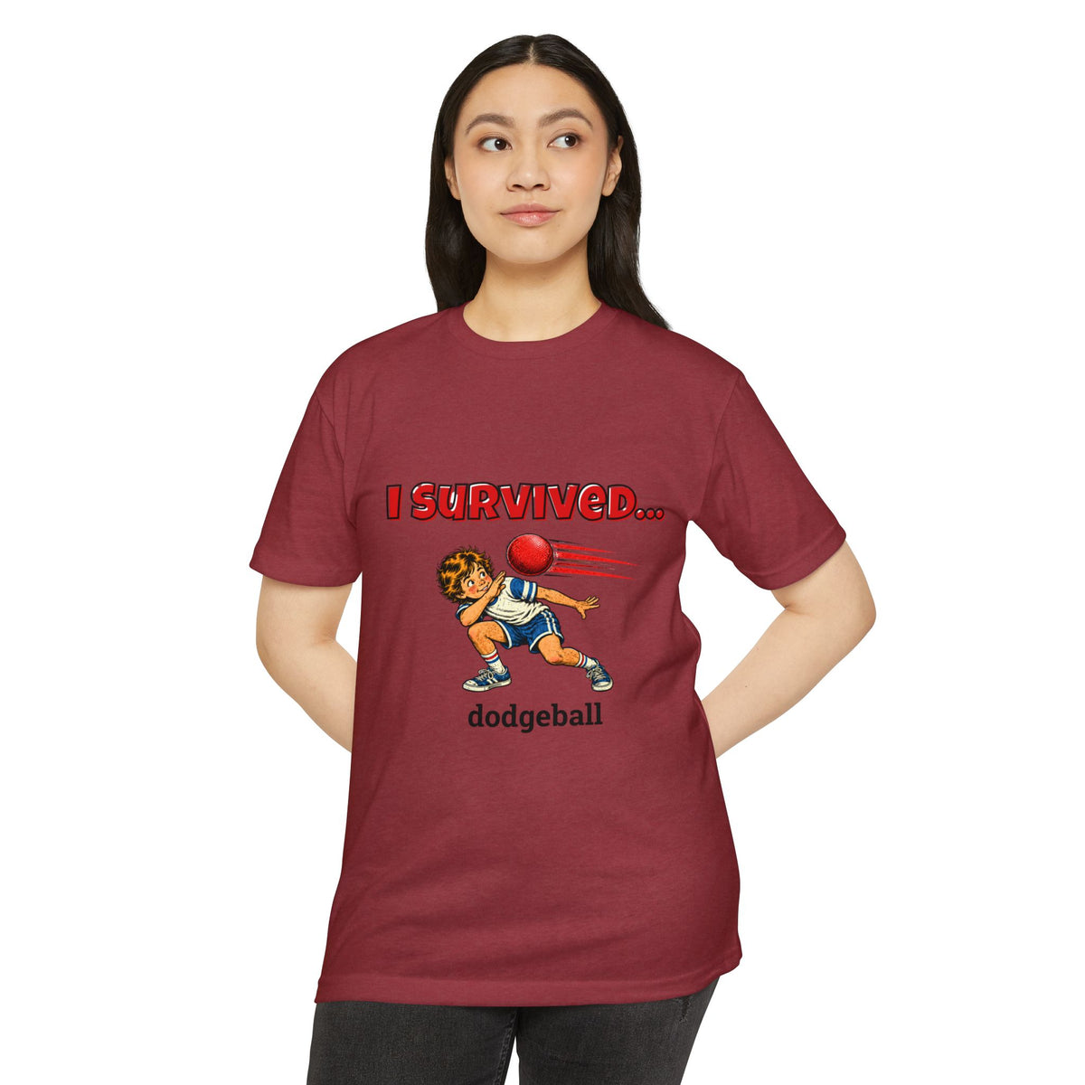 I Survived…Dodgeball | Retro T-Shirt