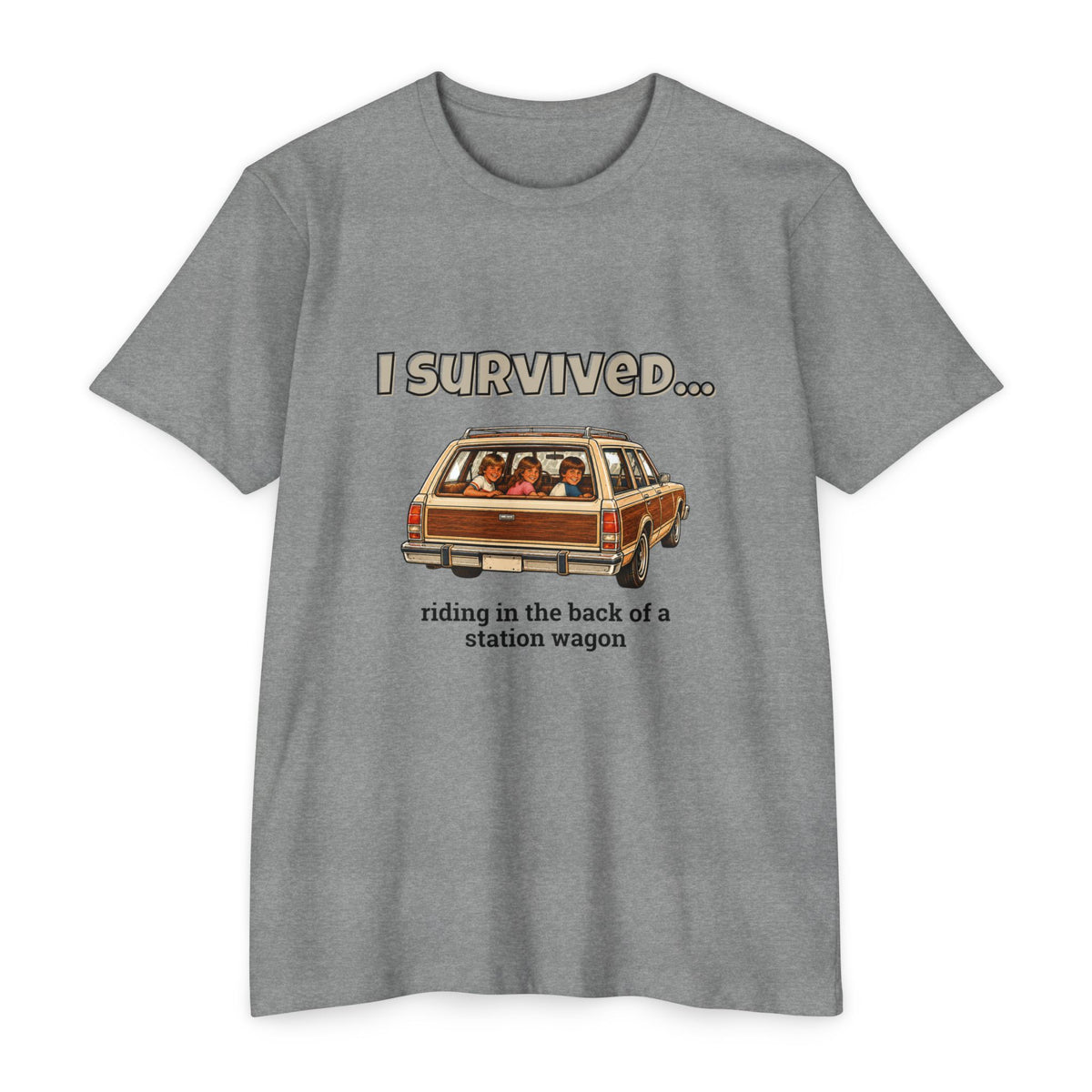 I Survived…Riding in the Back of a Station Wagon | Retro T-Shirt