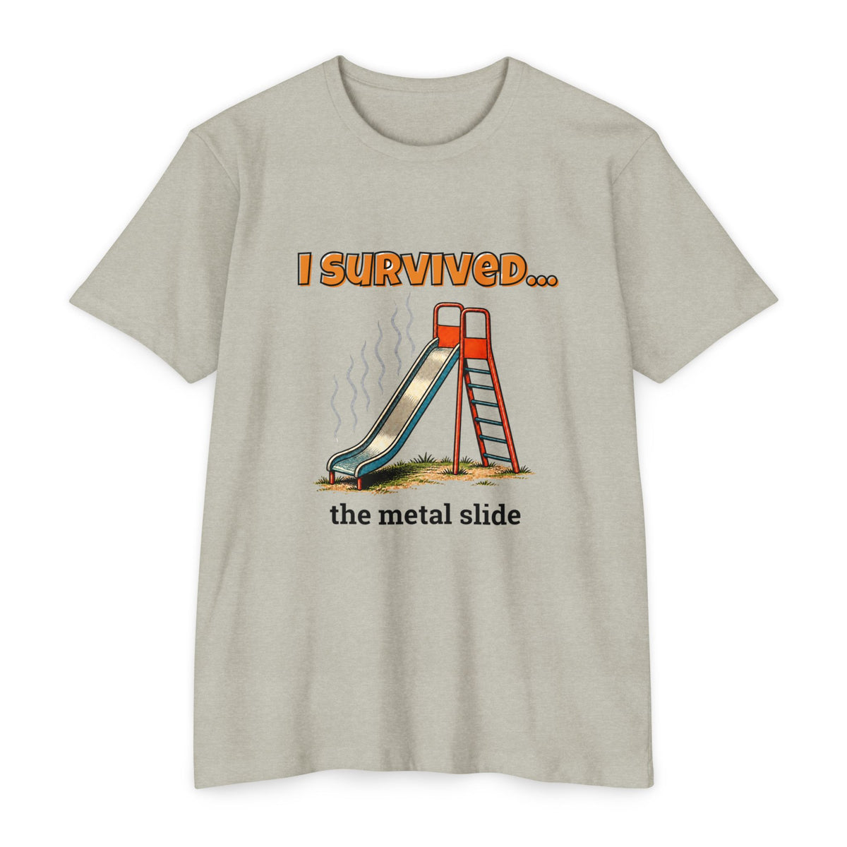 I Survived…The Metal Slide | Retro T-Shirt