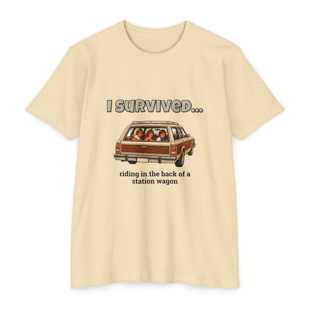 I Survived…Riding in the Back of a Station Wagon | Retro T-Shirt