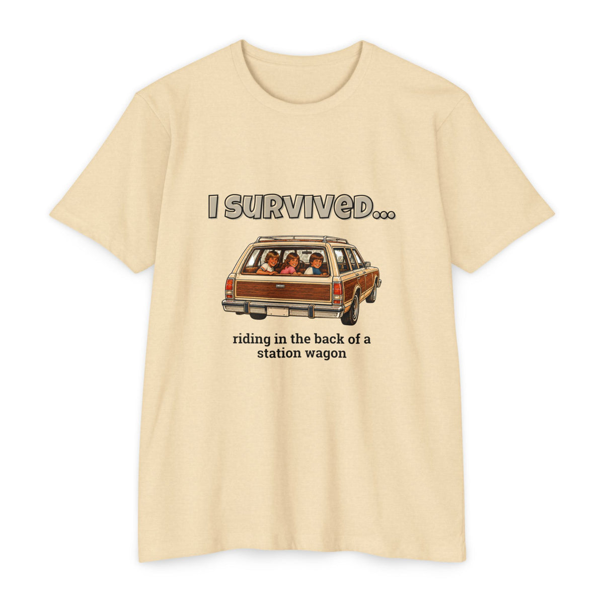 I Survived…Riding in the Back of a Station Wagon | Retro T-Shirt