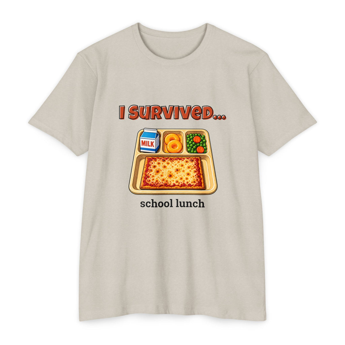 I Survived...School Lunch | Retro T-Shirt