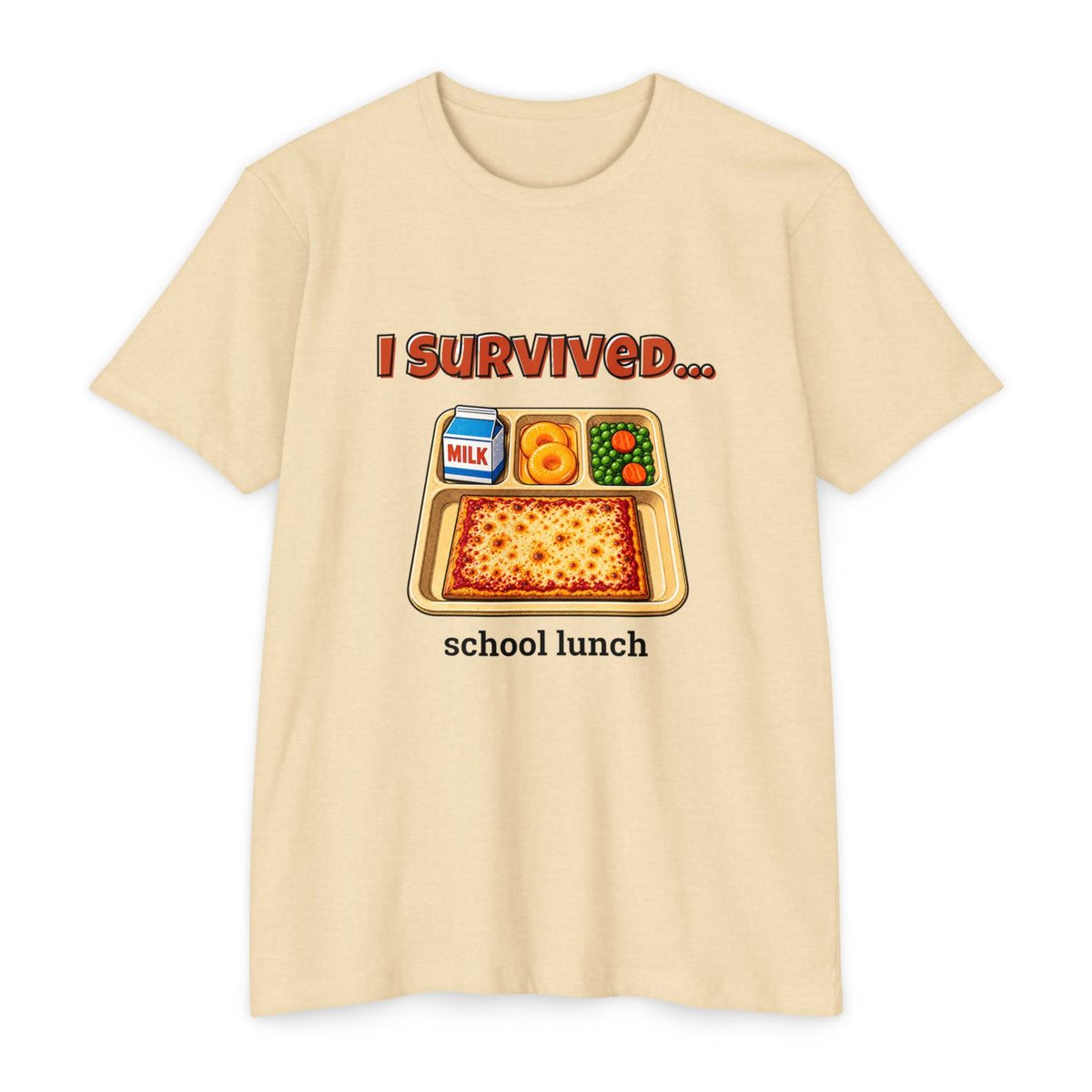 I Survived...School Lunch | Retro T-Shirt