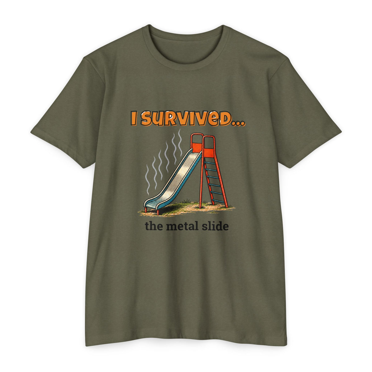 I Survived…The Metal Slide | Retro T-Shirt