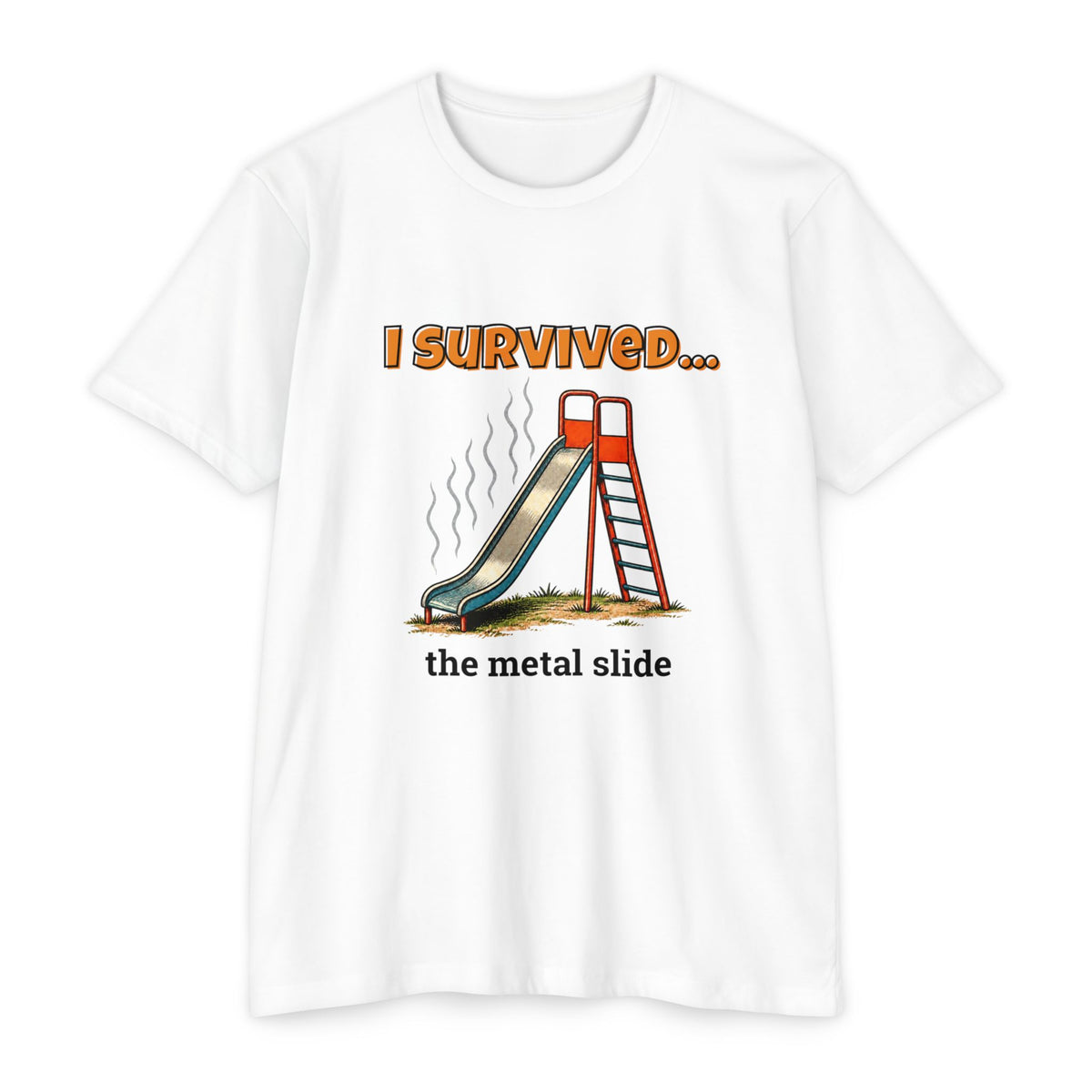I Survived…The Metal Slide | Retro T-Shirt