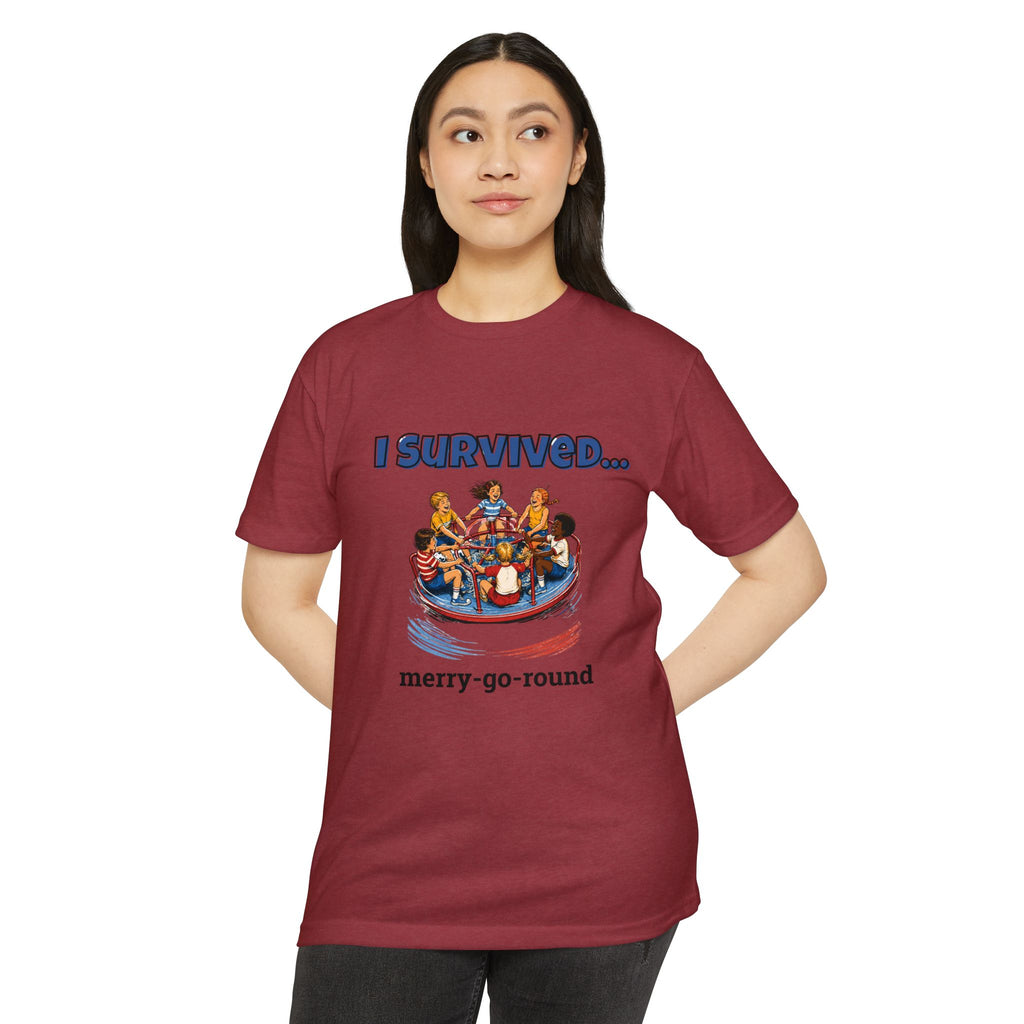 I Survived…The Merry-Go-Round | Retro T-Shirt