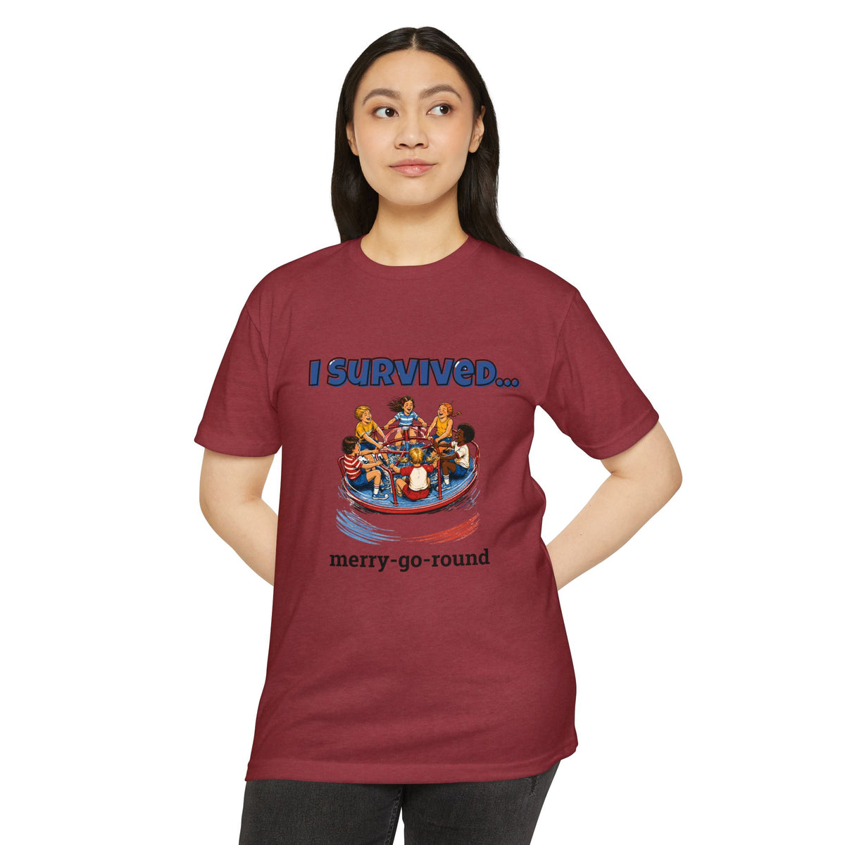 I Survived…The Merry-Go-Round | Retro T-Shirt