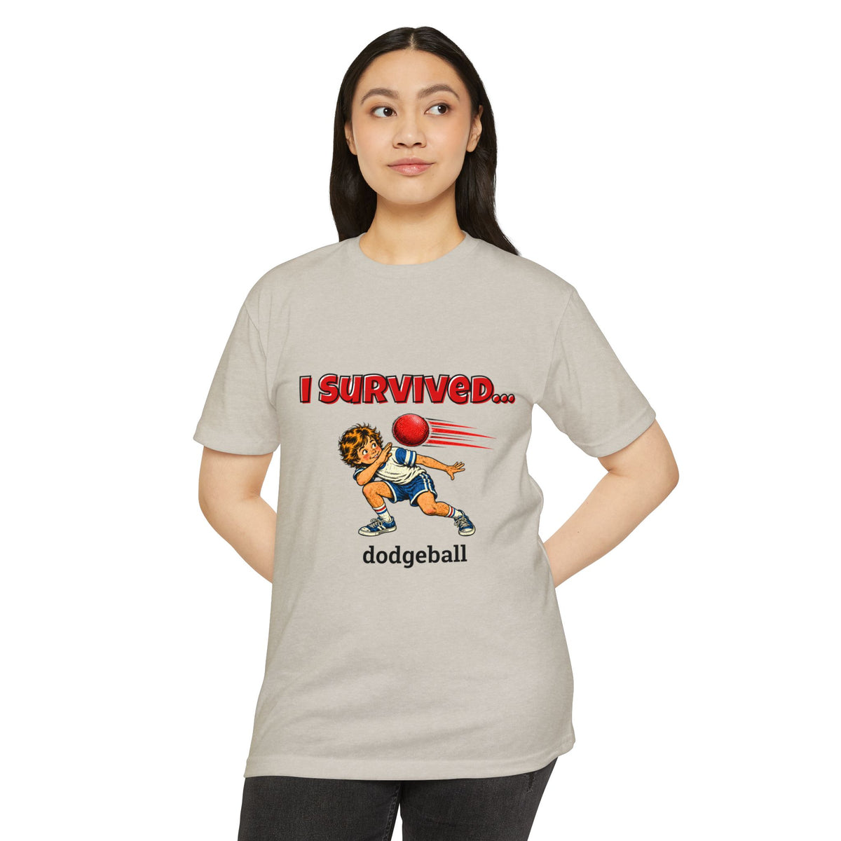 I Survived…Dodgeball | Retro T-Shirt