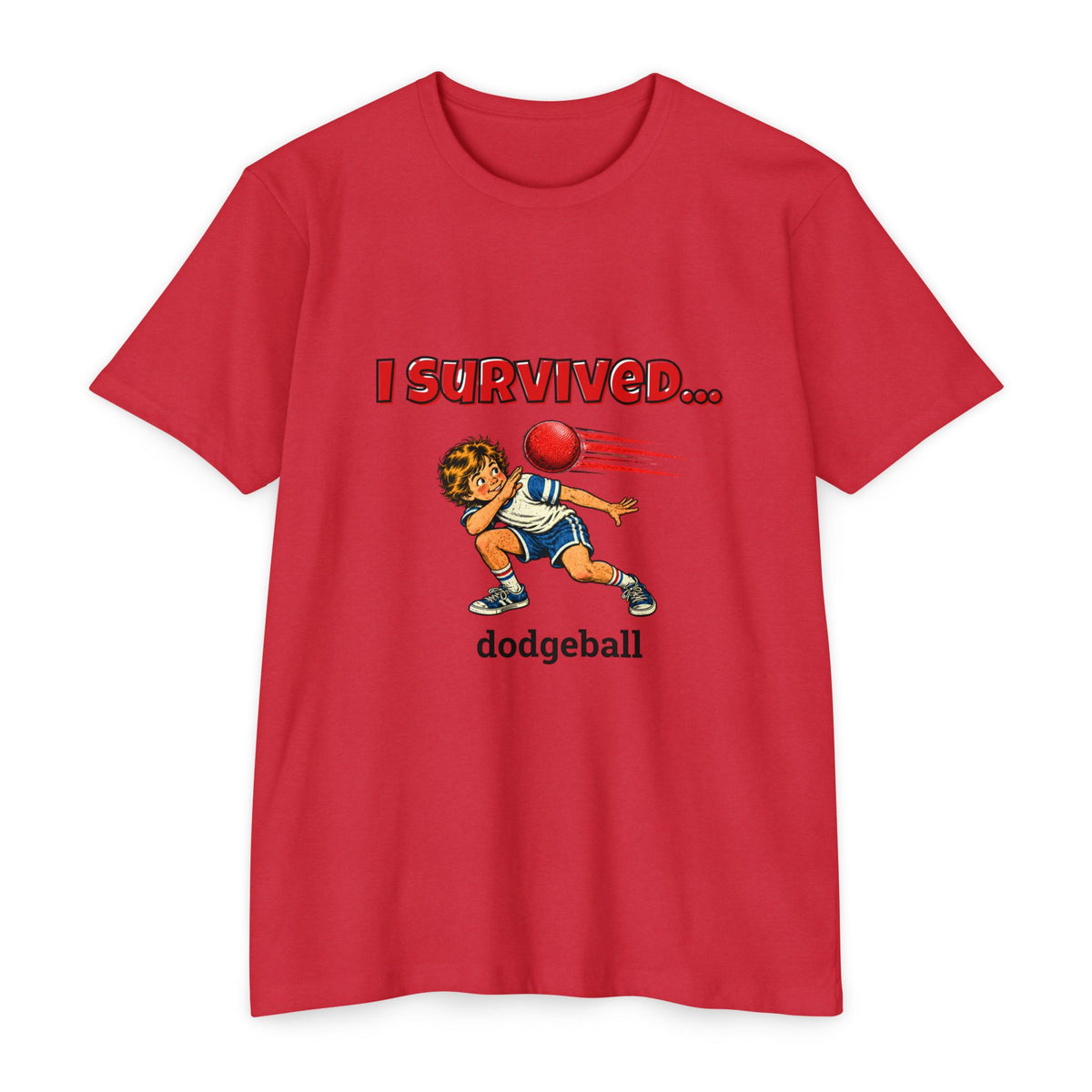I Survived…Dodgeball | Retro T-Shirt