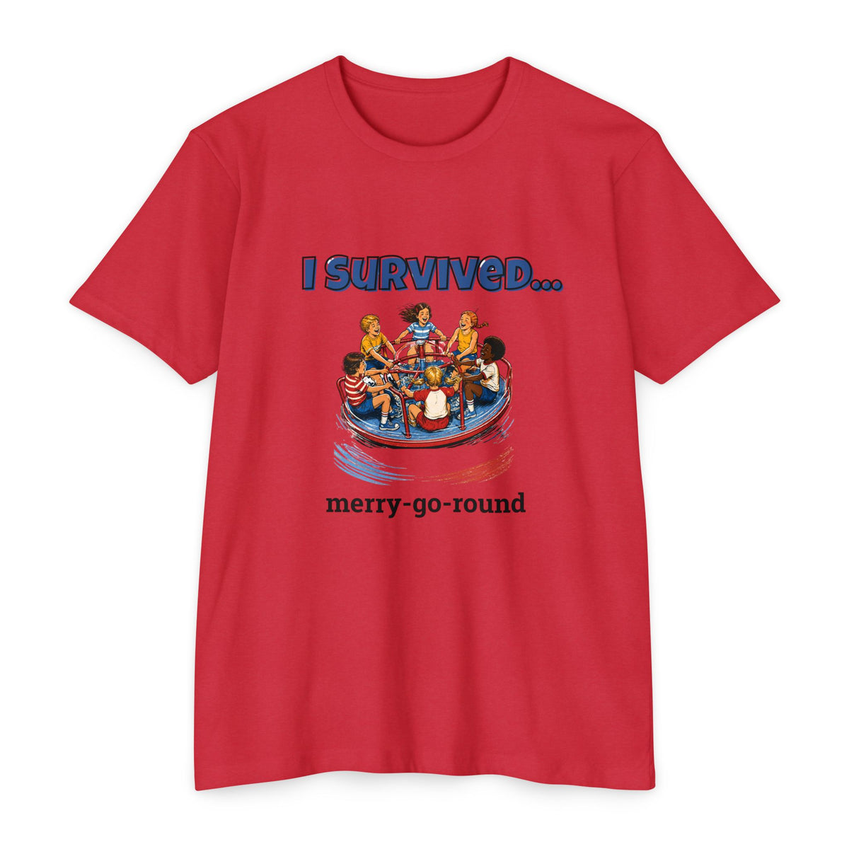 I Survived…The Merry-Go-Round | Retro T-Shirt