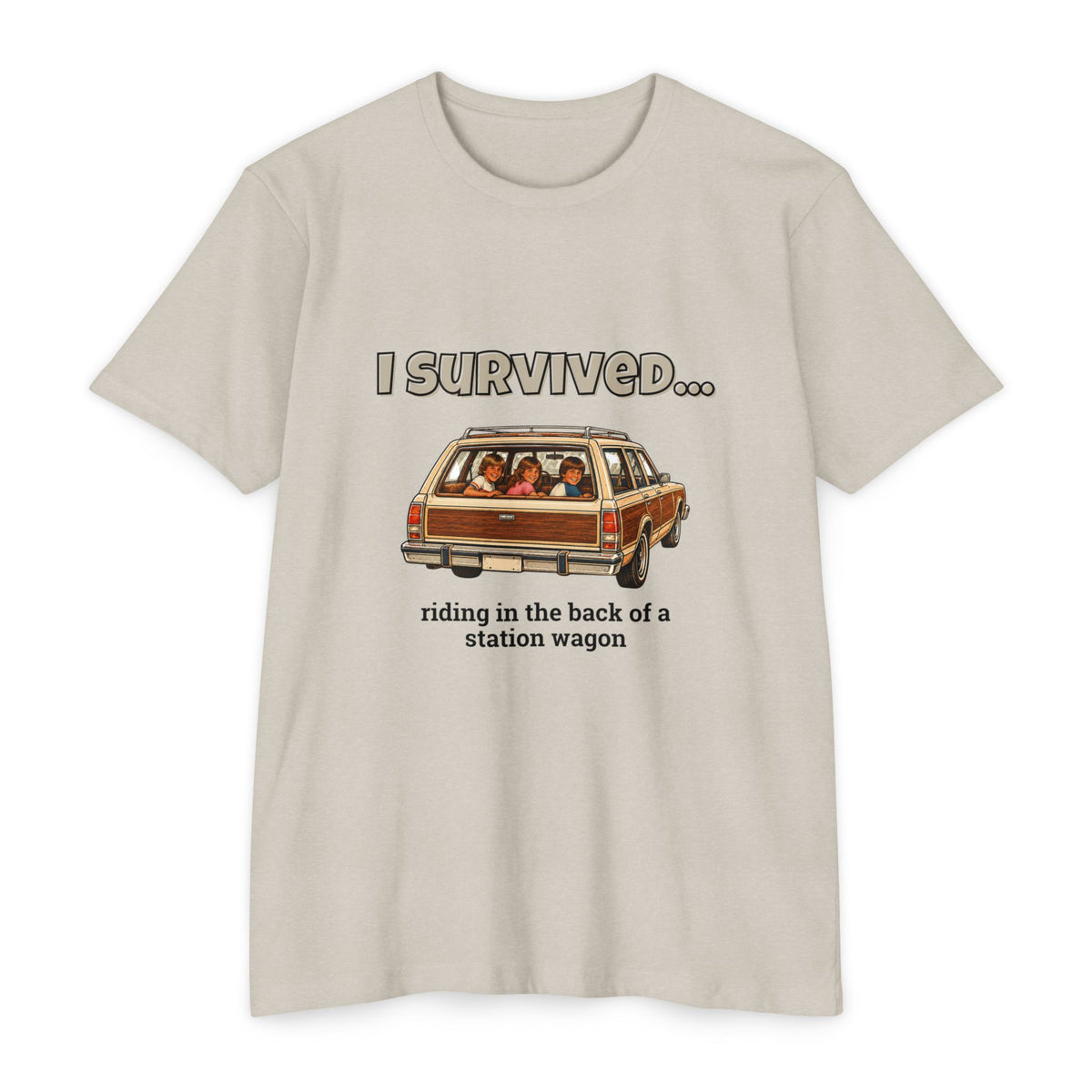 I Survived…Riding in the Back of a Station Wagon | Retro T-Shirt