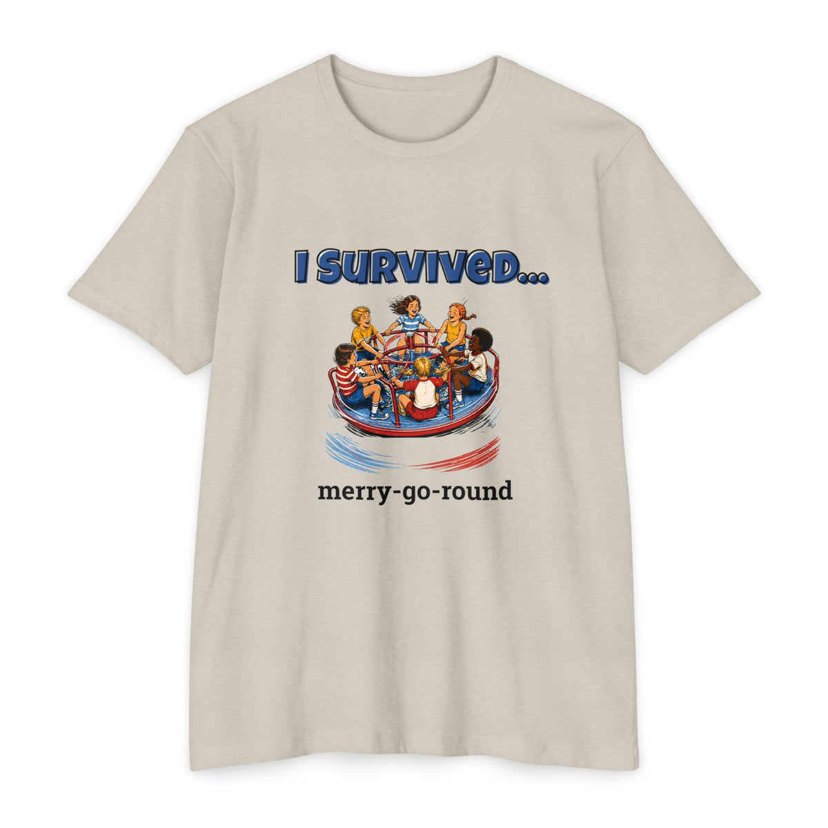 I Survived…The Merry-Go-Round | Retro T-Shirt