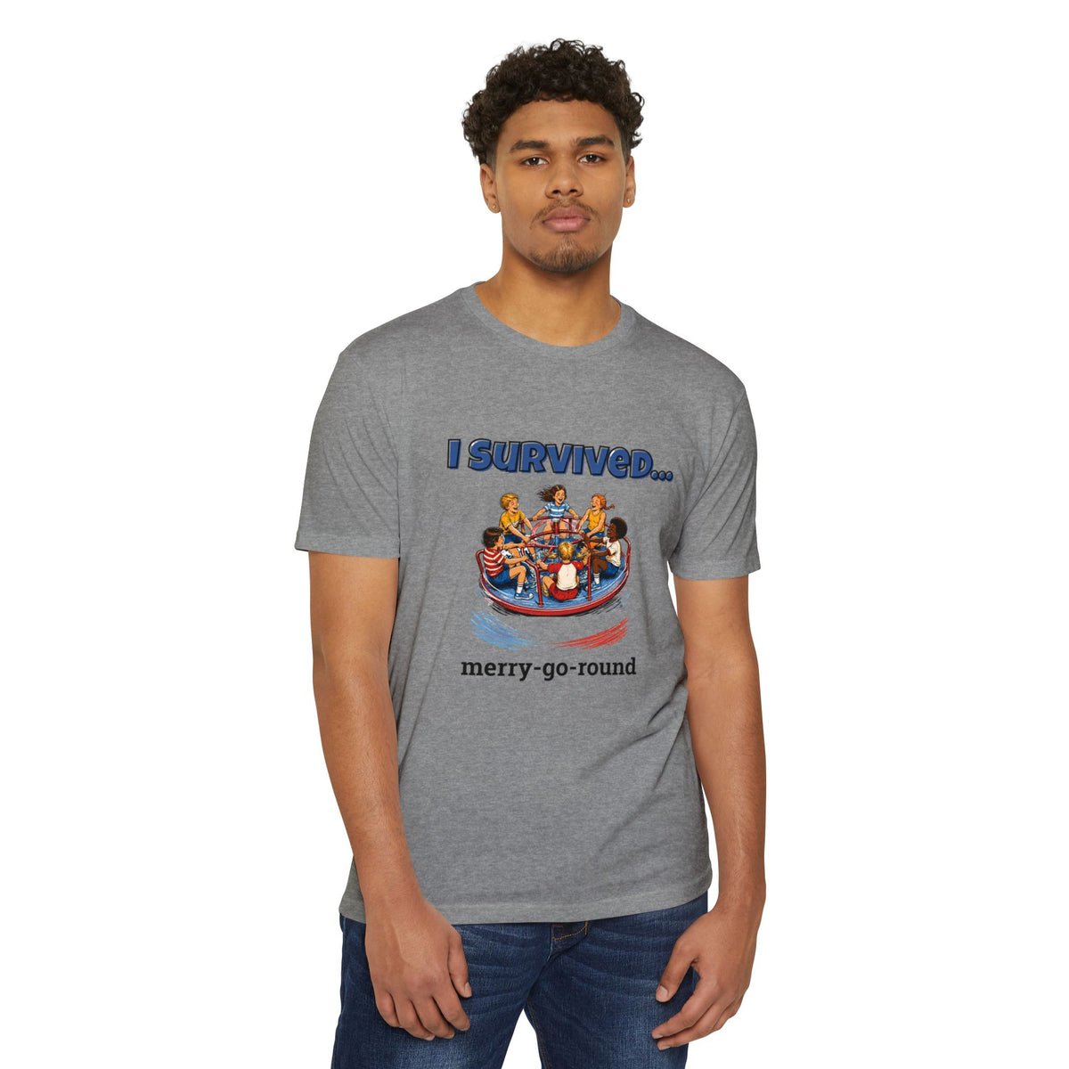 I Survived…The Merry-Go-Round | Retro T-Shirt