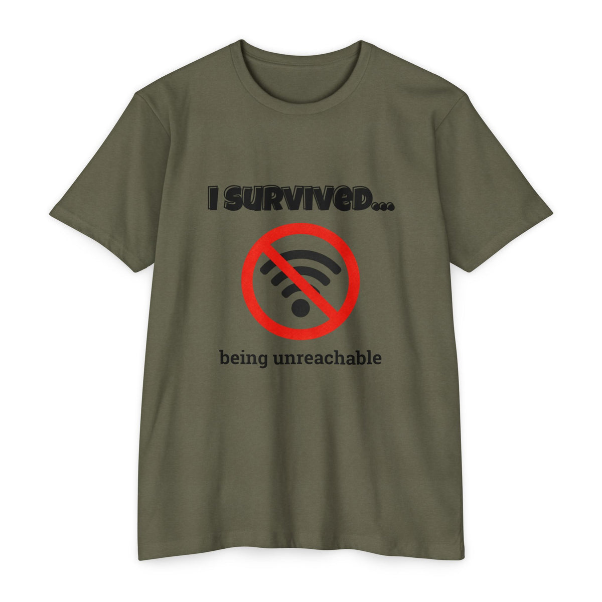 I Survived…Being Unreachable | Retro T-Shirt
