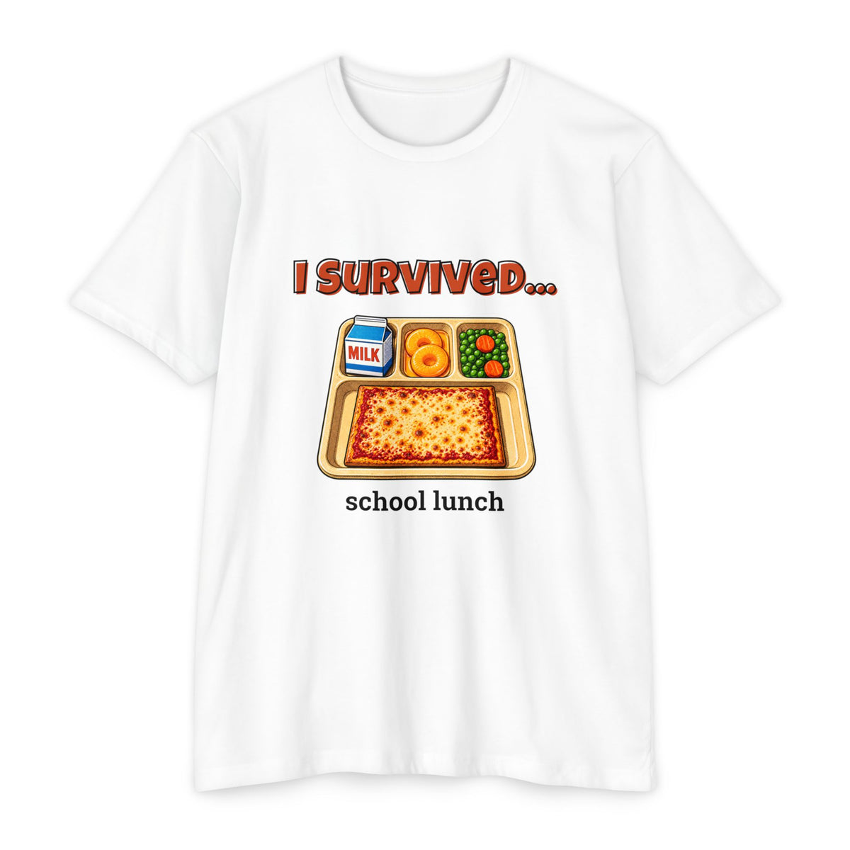 I Survived...School Lunch | Retro T-Shirt