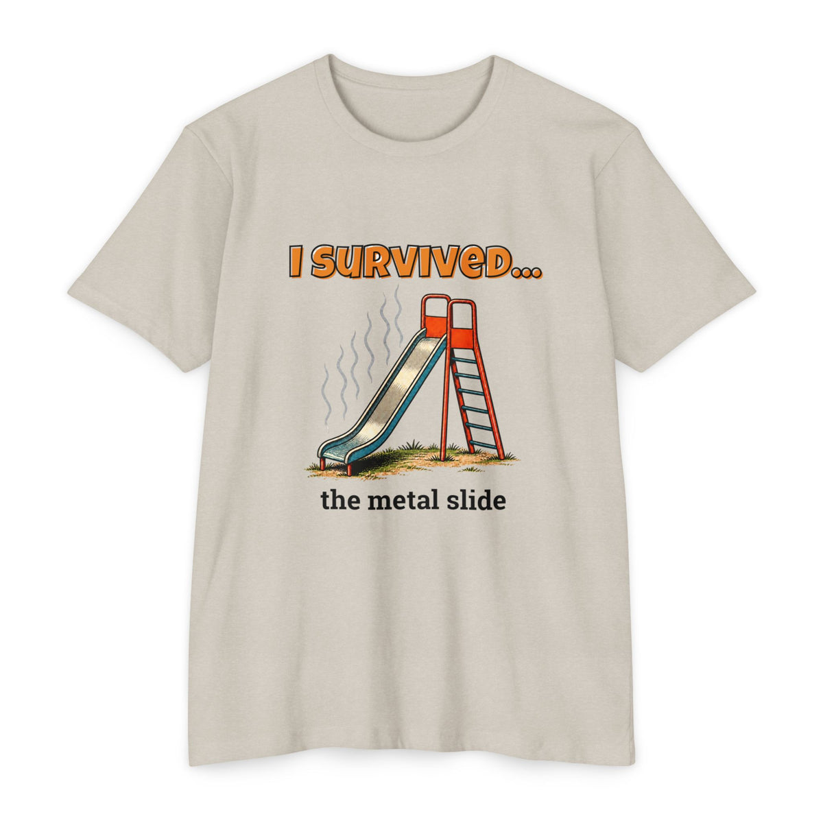 I Survived…The Metal Slide | Retro T-Shirt
