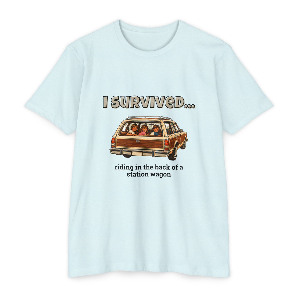 I Survived…Riding in the Back of a Station Wagon | Retro T-Shirt