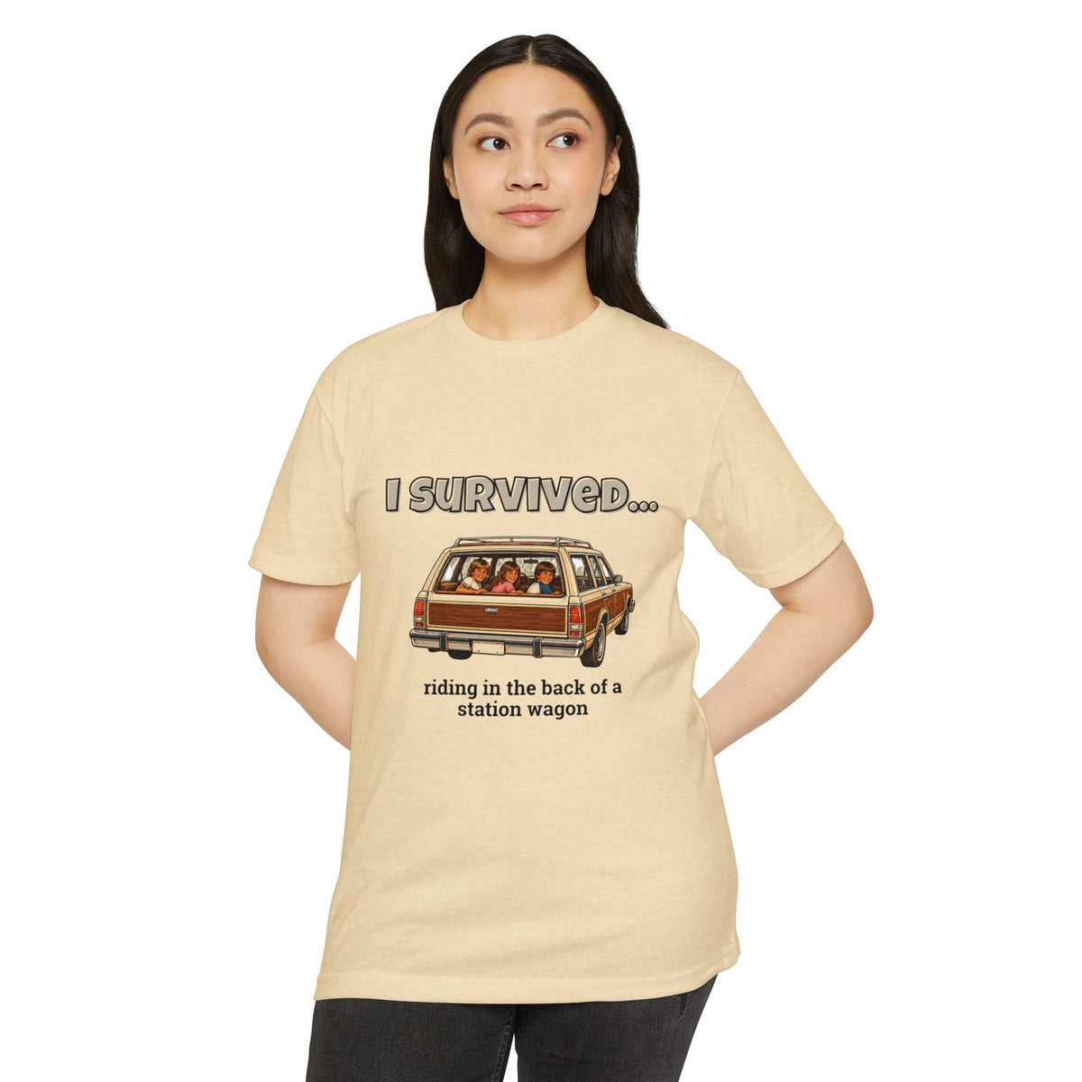 I Survived…Riding in the Back of a Station Wagon | Retro T-Shirt