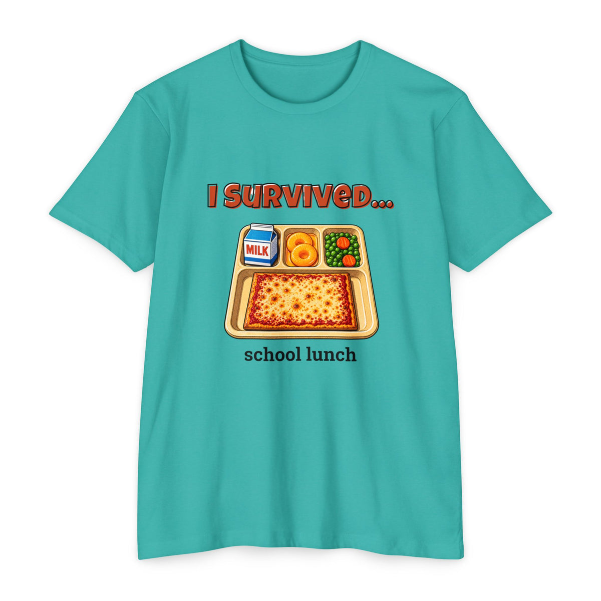I Survived...School Lunch | Retro T-Shirt