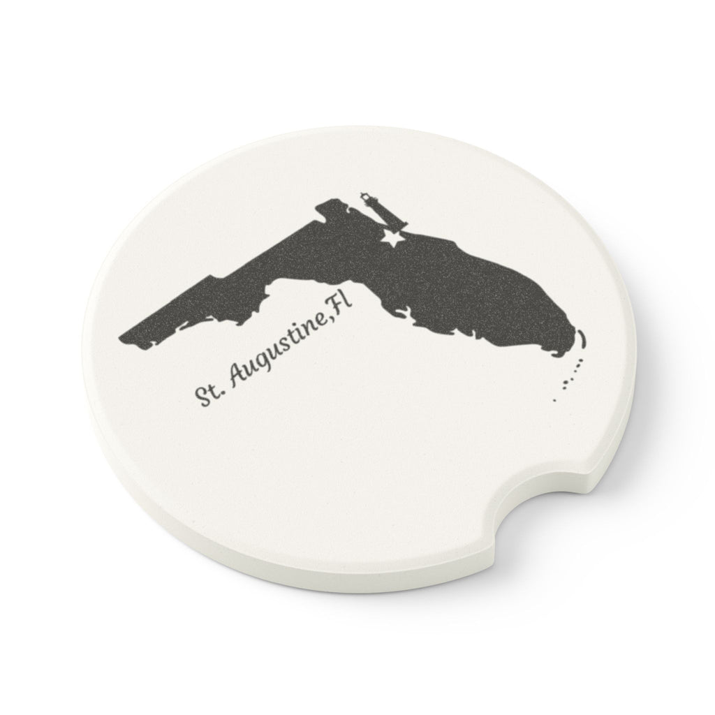 St. Augustine Florida Souvenir Soapstone Car Coaster