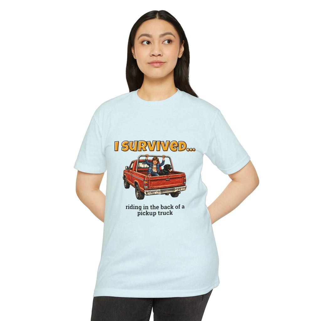 I Survived…Riding in the Back of a Pickup Truck | Retro T-Shirt