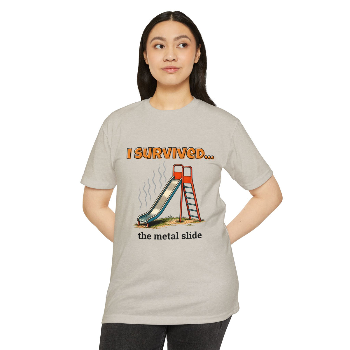 I Survived…The Metal Slide | Retro T-Shirt