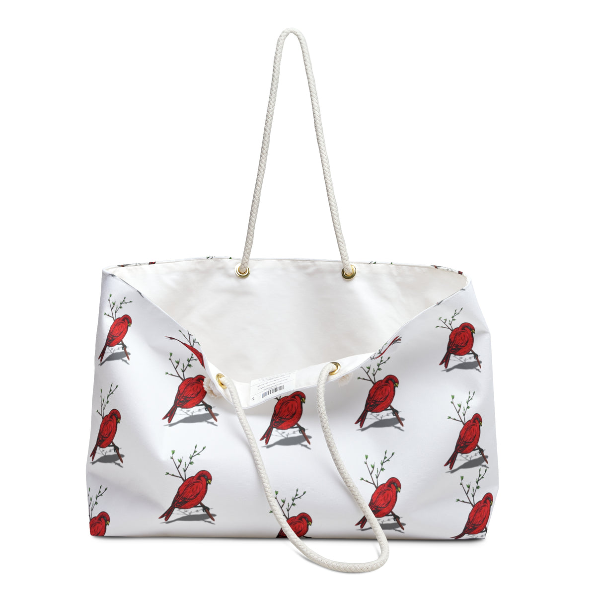 Red Cardinal Weekender Bag