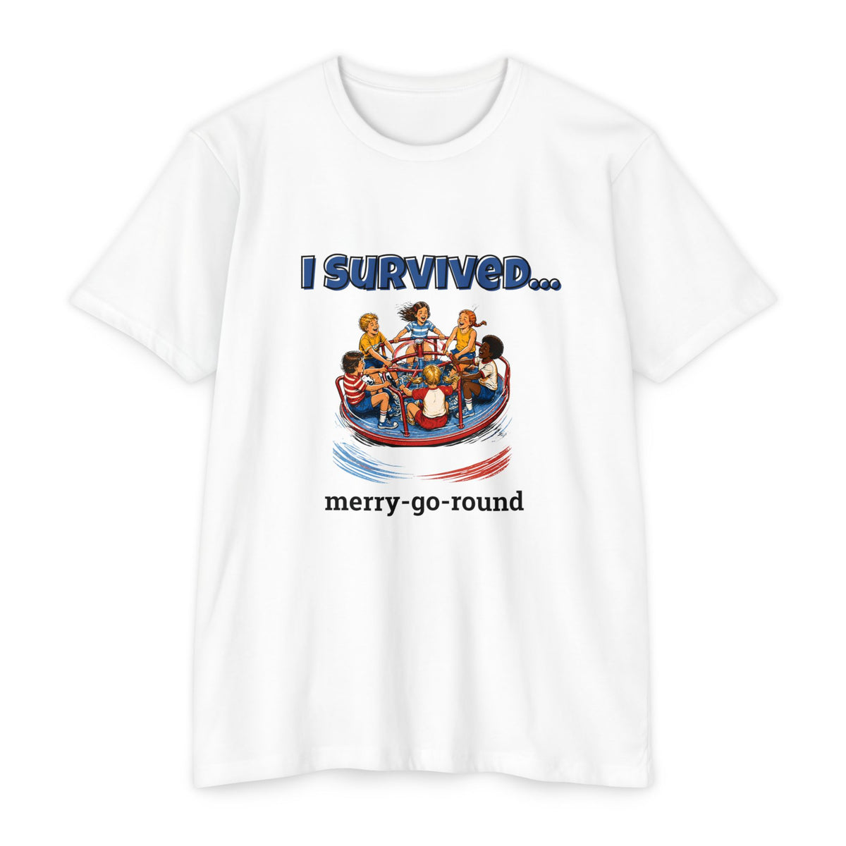 I Survived…The Merry-Go-Round | Retro T-Shirt