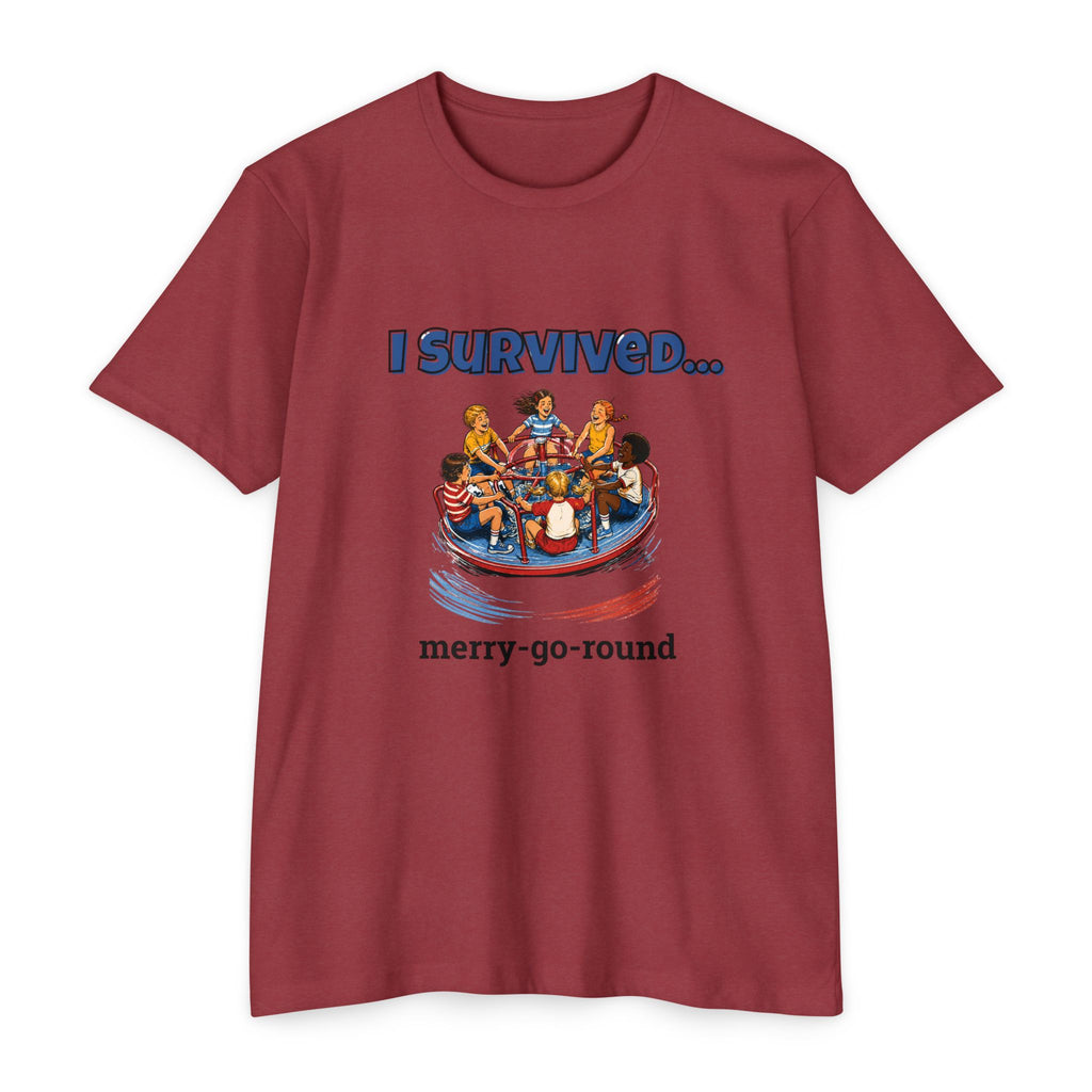 I Survived…The Merry-Go-Round | Retro T-Shirt