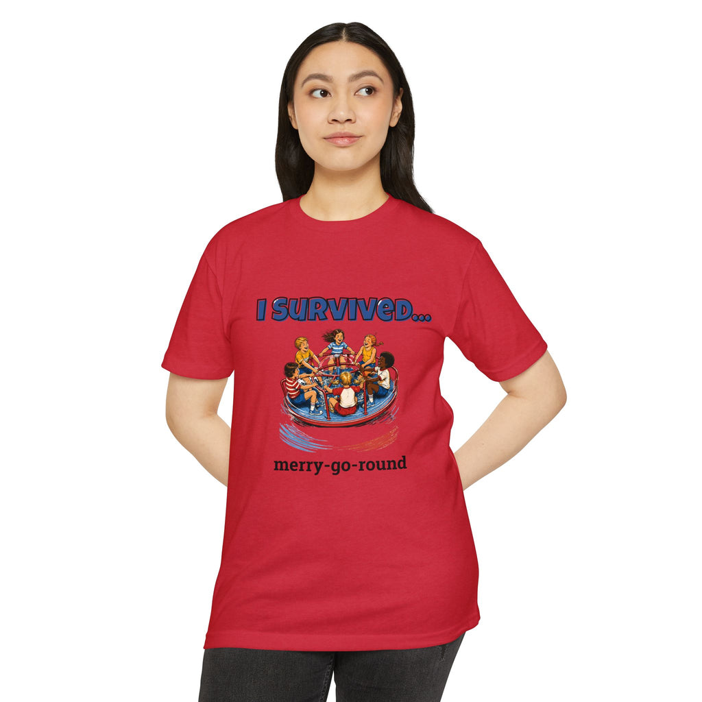 I Survived…The Merry-Go-Round | Retro T-Shirt