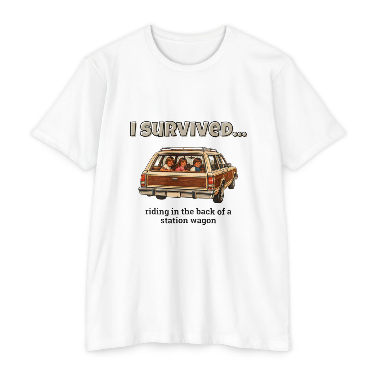 I Survived…Riding in the Back of a Station Wagon | Retro T-Shirt