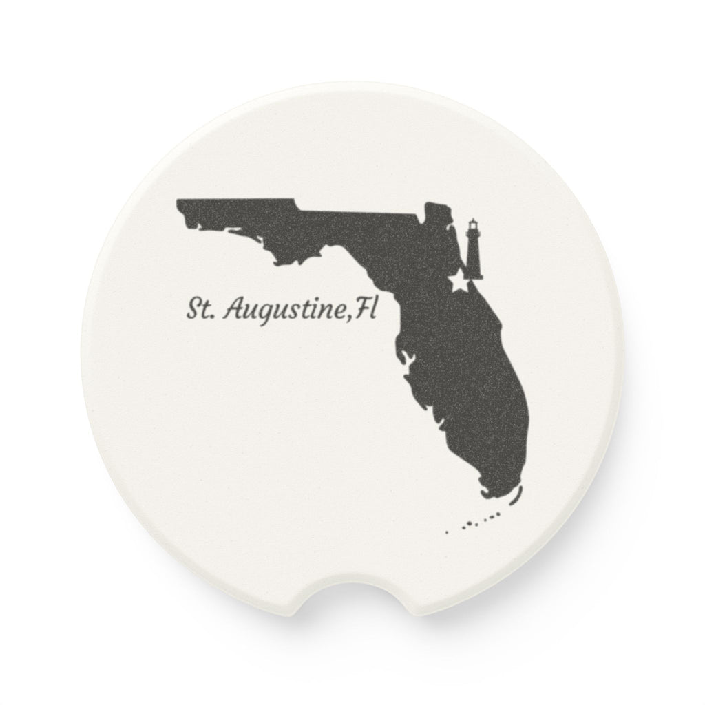 St. Augustine Florida Souvenir Soapstone Car Coaster